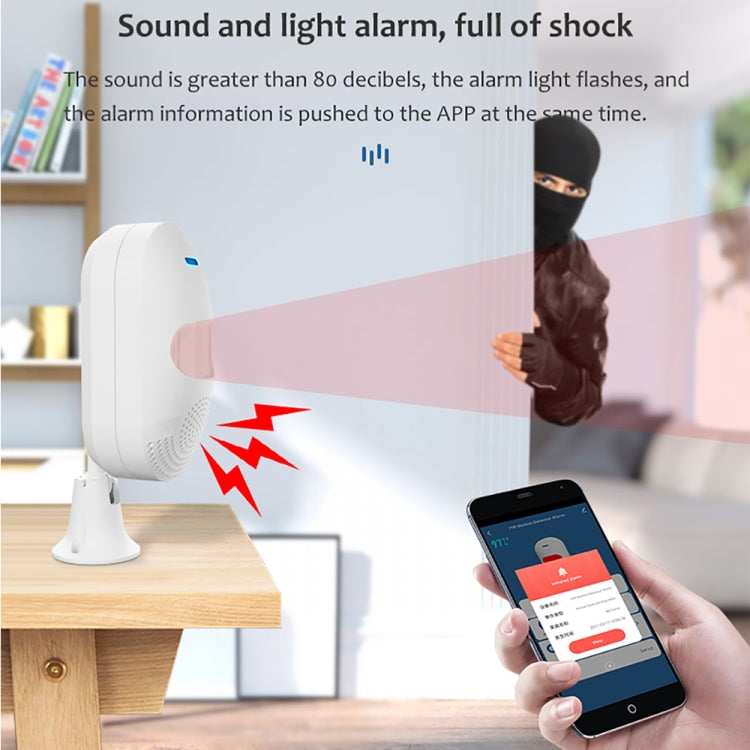 TUYA APP Control Wireless PIR Motion Sensor Alarm WiFi Motion Detector, Tuya WiFi TUYA APP Control Wireless PIR Motion Sensor Alarm WiFi Motion Detector, Tuya WiFi